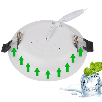 LED ugrađeni stropni downlight, niskonaponski 12–36V, aluminijsko kućište, otvori Ø50–160 mm