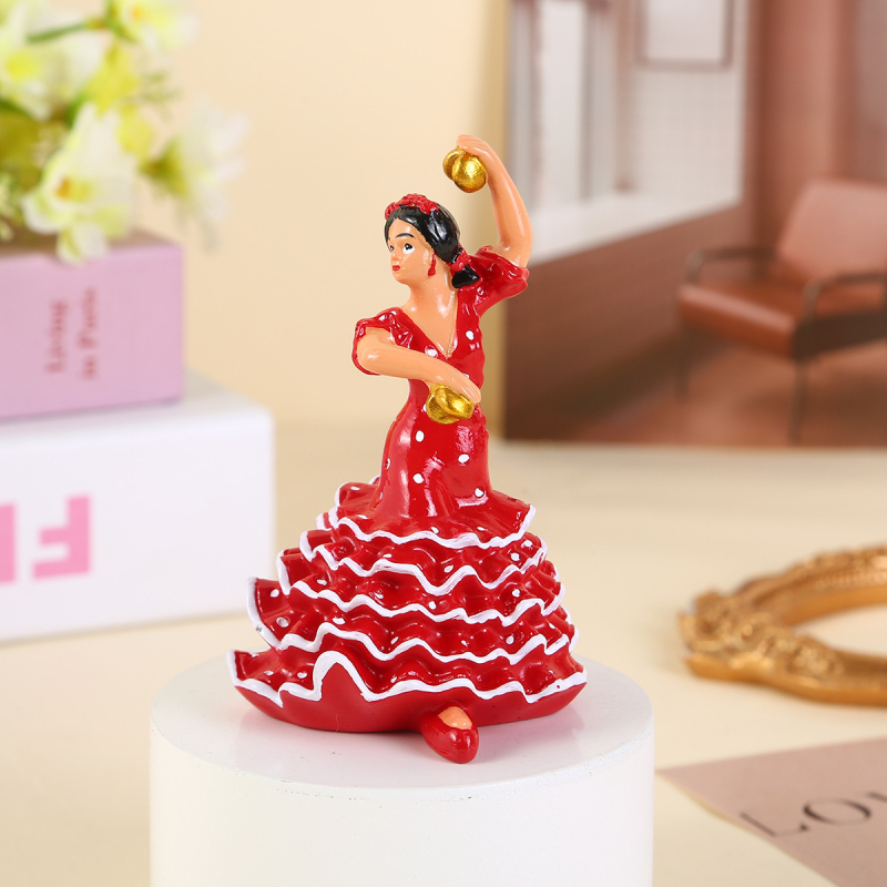 Figura od smole za stolni dekor: plesačica, svečano vjenčanje, romantičan par, kreativan ukras