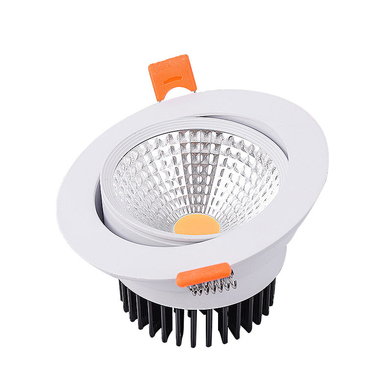 COB LED stropno svjetlo, aluminijsko ugradbeno spot svjetlo za hotele, 3W 5W 7W 10W 20W