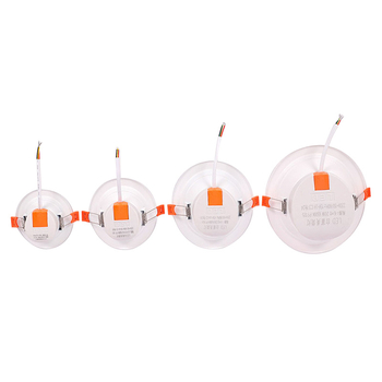 Beépíthető LED mennyezeti downlight nappalihoz, 3W/5W/12W, fehér fény