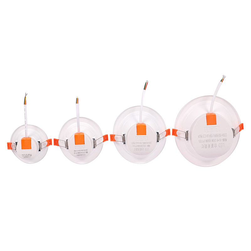 Beépíthető LED mennyezeti downlight nappalihoz, 3W/5W/12W, fehér fény