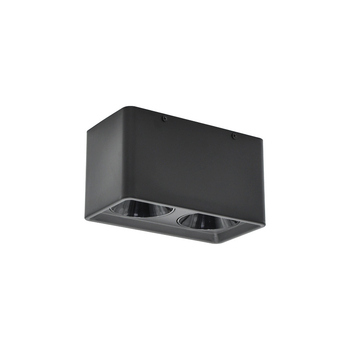 Anti-glare kétfejű spot a folyosóra, felületre szerelt, négyszögletes ultra vékony LED downlight