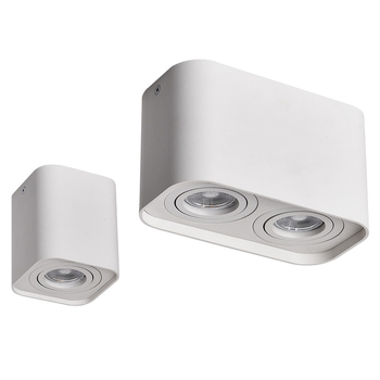 Dvojno GU10 stropno LED svjetlo, dnevni boravak, podesiv kut snopa