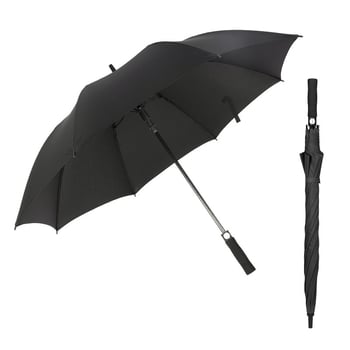 Umbrelă de golf cu tijă dreaptă, deschidere automată, mâner lung, personalizată, mărime mărită, rezistentă la vânt, cadou de afaceri, umbrelă promoțională cu logo