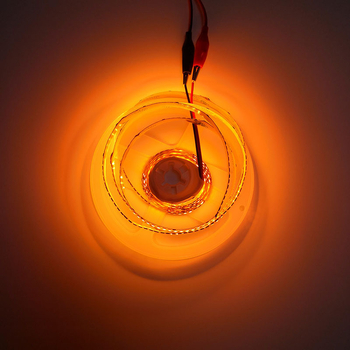 LED traka 12V, 120 LED (2835), bakreni dvostrani nosač, za vitrine, kuhinjske ormariće i garderobu, dostupne boje