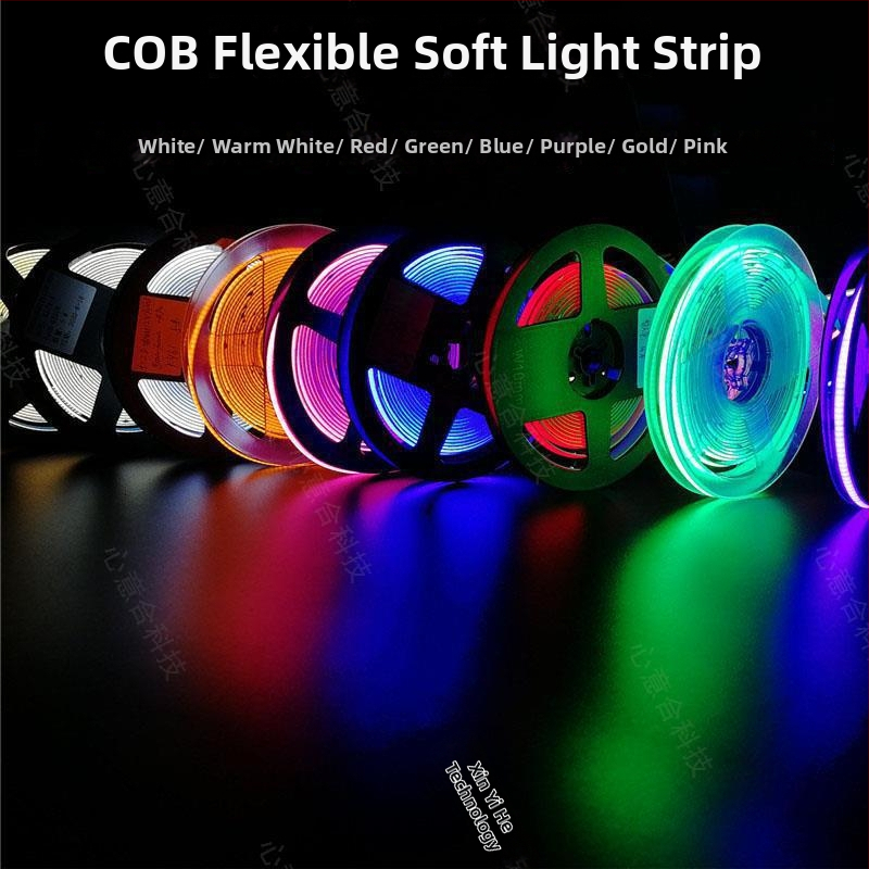 5V COB LED trak, 320 LED, kanal 5mm/8mm, DIY izrezljivi trak za unutarnje osvjetljenje
