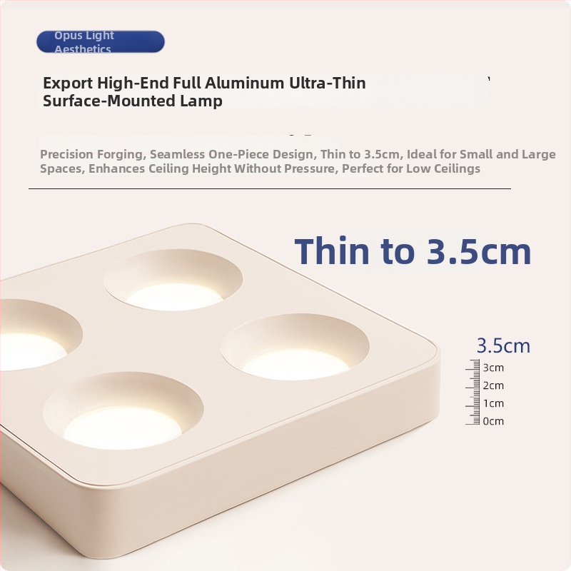 Pametni ultra-tanki zidni spot sa šest glav, COB LED, regulacija jačine svjetla, ultra sjajan