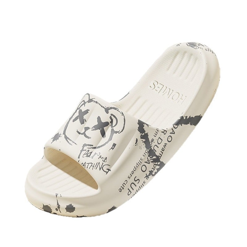 Férfiak szagtalan slip-on papucs, nagy méret, 2026 nyári modell, beltéri és kültéri használatra, csúszásmentes PVC papucs