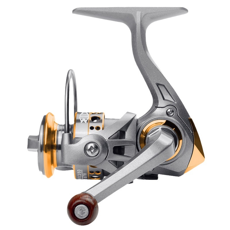 Lake mini spining kolut, potpuno metalni, za ribolov na ledu, model 500