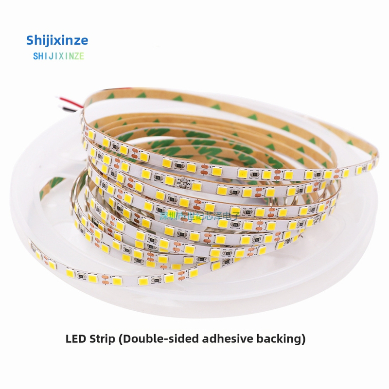 LED pásik 12V, jednofarebný, 2835 LED, 120 LED, samolepiaci, úzka verzia, šírka 4 mm, lineárny ohybný svetelný pás