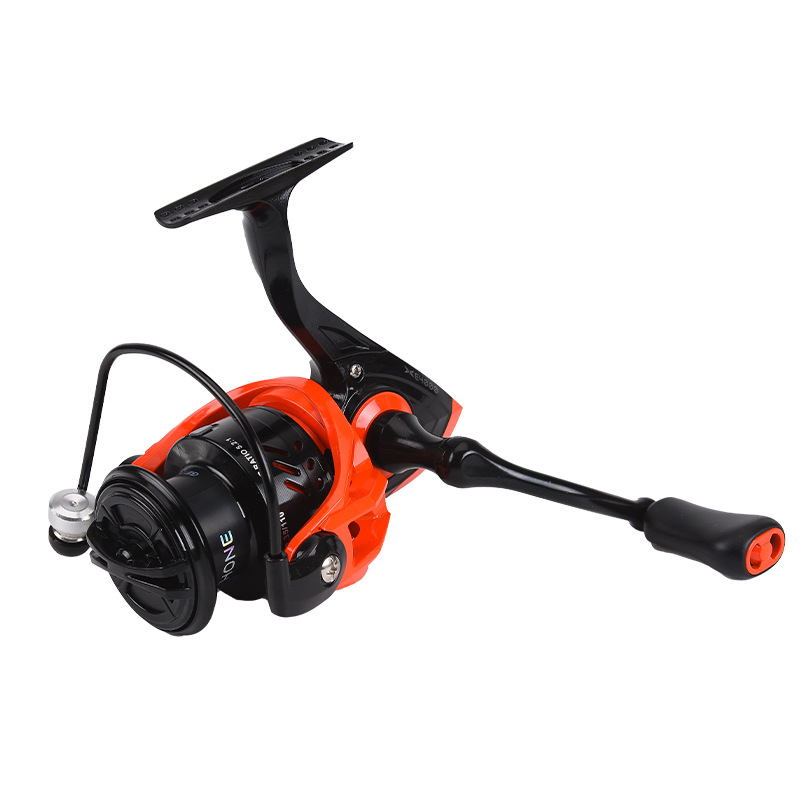Mulineta de pescuit tip spinning, aruncări la distanță, tambur metalic, mâner metalic, pescuit marin