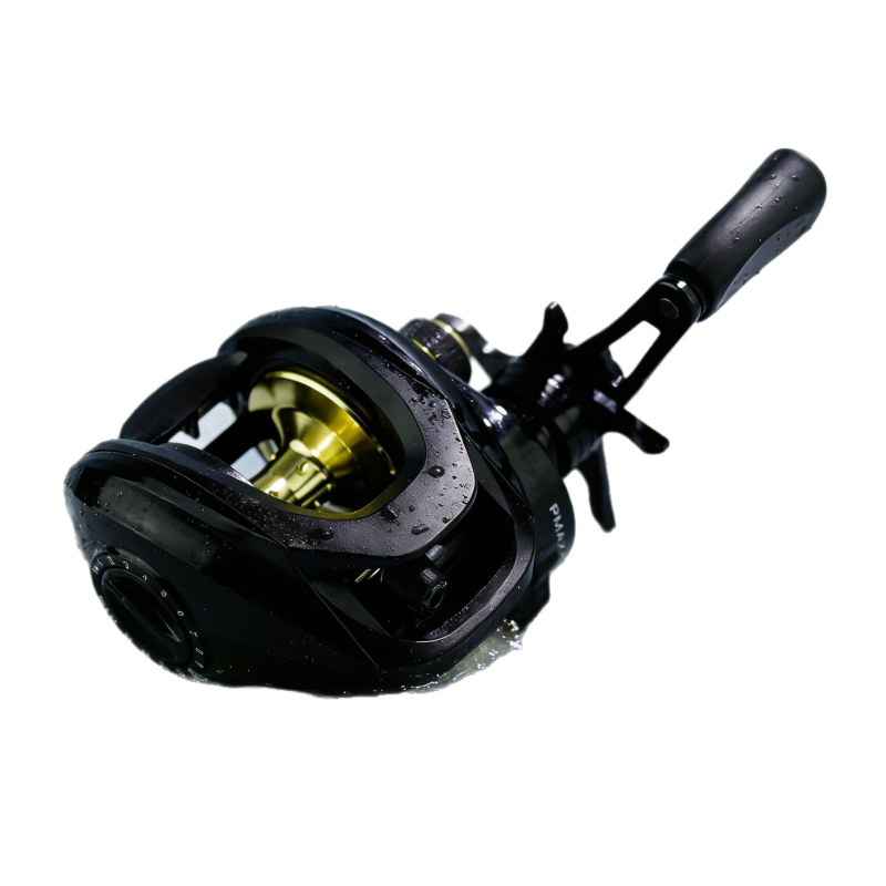 Waterdrop reel pentru pescuit, model nou cu raport de transmisie înalt, construcție metalică din cupru integral, finisaj negru, funcție de alarmă, protecție împotriva rupturii liniei, tambur metalic pentru micro-pescuit