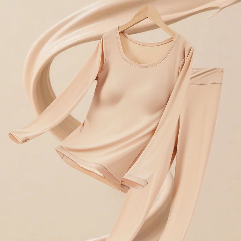 Set de shapewear cu parfum de camelia, țesătură termică invizibilă, fără cusături, susținere încorporată pentru cupă