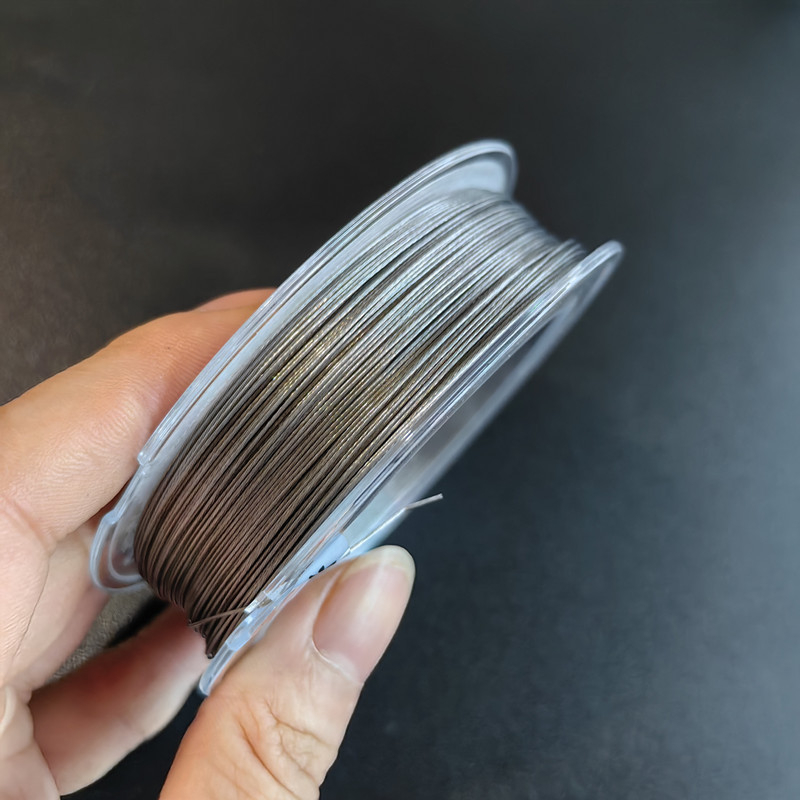 Plastično obložena čelična žica za morski ribolov, 100 m, 304 nehrđajući čelik, otporna na ugrize, ribolovna linija