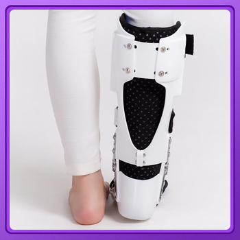 Ortez gležnja s podrškom stopala i potkoljenice, prilagodljiva šina za korekciju i fiksaciju gležnja