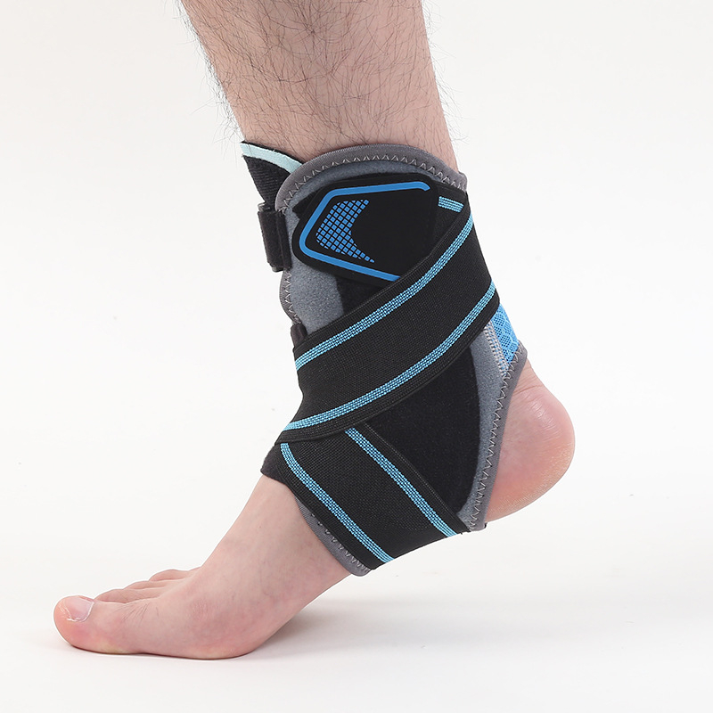 Podlaga za gležanj s aluminijskom pločom za potporu; zaštita od uganuća i naprezanja ligamenata; podešavajući pričvršivački remen; pogodna za trčanje, planinarenje, vožnju bicikla, nogomet i košarku.