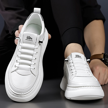 Muške bijele slip-on tenisice, proljeće 2026, casual svakodnevne tenisice