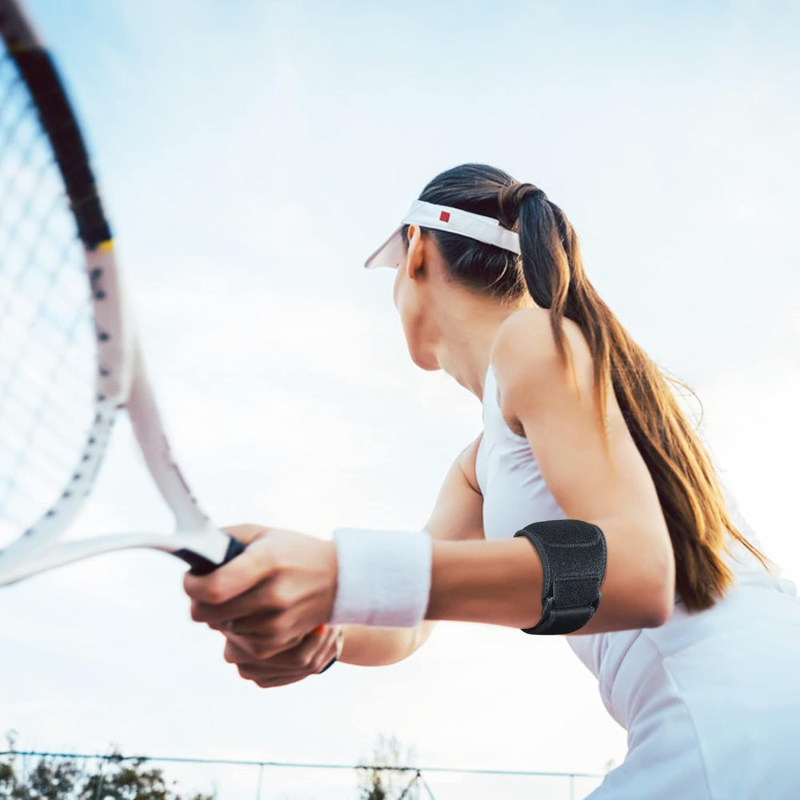 Vanjski štitnici za laktove za sport s podesivim zaštitnikom za podlakticu i zaštitom zglobova, za tenis, badminton i odbojku