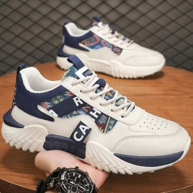 Unisex tenisice od platna, niski gornji dio, bijele casual tenisice, prozračné, lagane, u stilu dad shoes