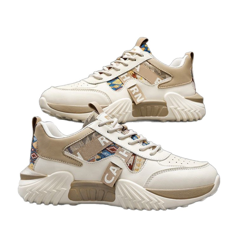 Unisex tenisice od platna, niski gornji dio, bijele casual tenisice, prozračné, lagane, u stilu dad shoes