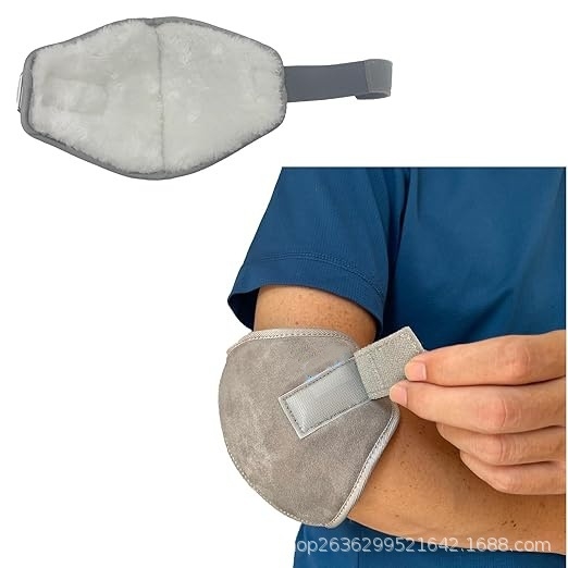 Novi plišasti zaštitnik lakta, podesiv Velcro, za ured i dom, unisex