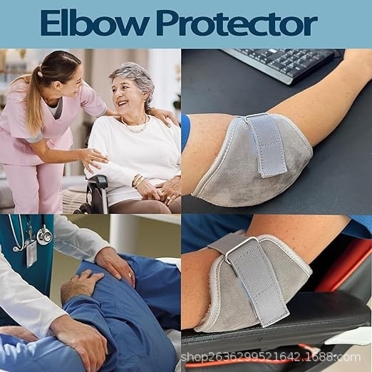 Novi plišasti zaštitnik lakta, podesiv Velcro, za ured i dom, unisex