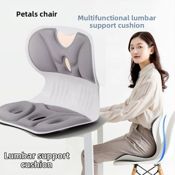 Ergonomska lumbalna jastučnica za uredsku stolicu, punjenje memory foam, moderan minimalistički stil
