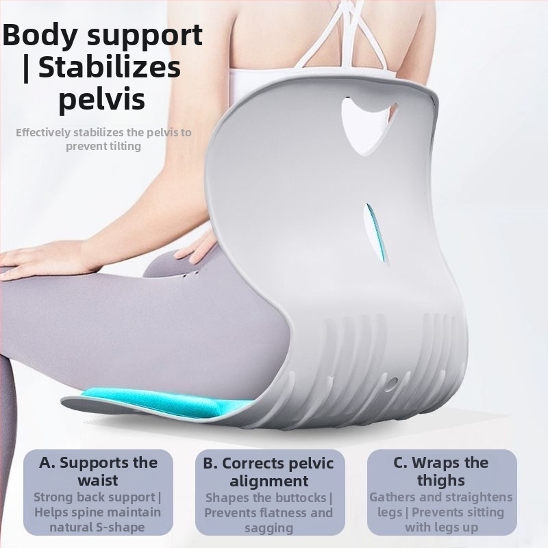 Ergonomska lumbalna jastučnica za uredsku stolicu, punjenje memory foam, moderan minimalistički stil