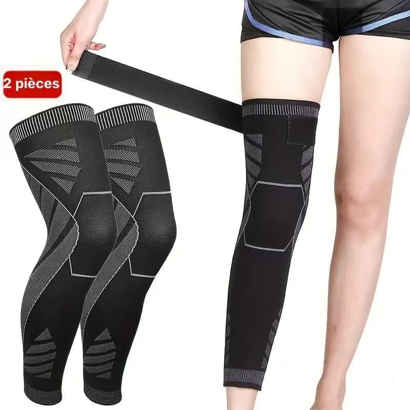Unisex sportske koljenke s produženom protukliznom elastičnom zaštitom za čučnjeve, košarku, rolanje i trčanje