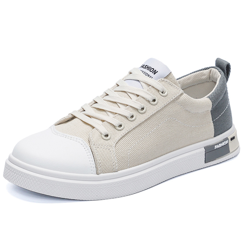 Άνοιξη 2025 Ανδρικά καμβά sneakers σε κορεατικό στυλ, ανάλαφρα και καθημερινά παπούτσια χαμηλού ύψους