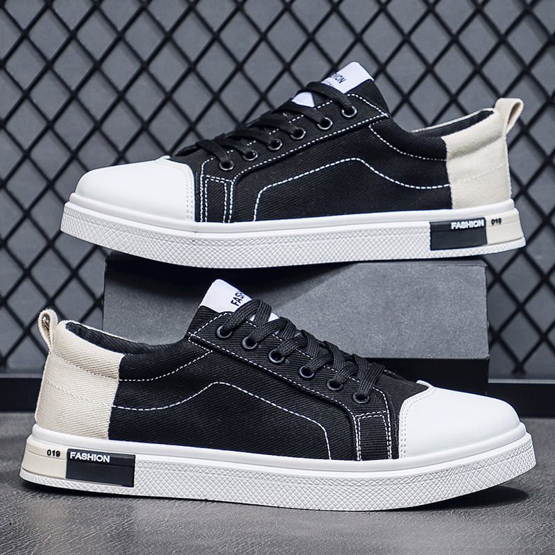 Άνοιξη 2025 Ανδρικά καμβά sneakers σε κορεατικό στυλ, ανάλαφρα και καθημερινά παπούτσια χαμηλού ύψους