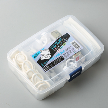 PP plastična kutija za skladištenje s 6 odjeljaka za tetovažne alate, igle, nakit, elektroničke komponente i štapiće za manikuru