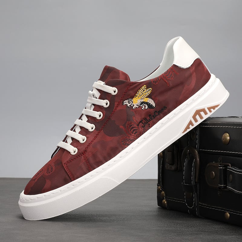 2026 Ανδρικά Παπούτσια: Αναπνεύσιμα Καρό Καμβά με Κορδόνια, Χαμηλός Στυλ, Καθημερινά Παπούτσια