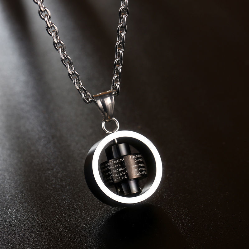 Muški lanac s križem od titan čelika, hip-hop stil, trendovski minimalistički dizajn, duljina 51–80 cm