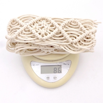 Boemski tkaneni pojas za žene, etnički stil, voskovano konopac užeta, širina 4 cm, duljina 130 cm, ljetno izdanje 2025