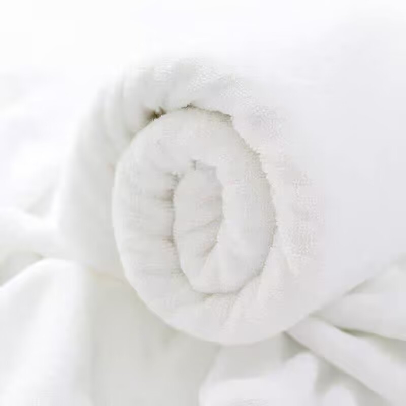 Bijeli ručnik za kupaonicu od 100% pamuka, debeli i veliki, vrlo upijajući, za hotele i spa centre