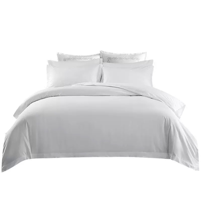 Posteljina pet zvjezdica hotelska od 100% pamuka, jacquard četverodijelni set s pokrivačem i jastučnicama, za sve sezone, za krevetu 1,2 m