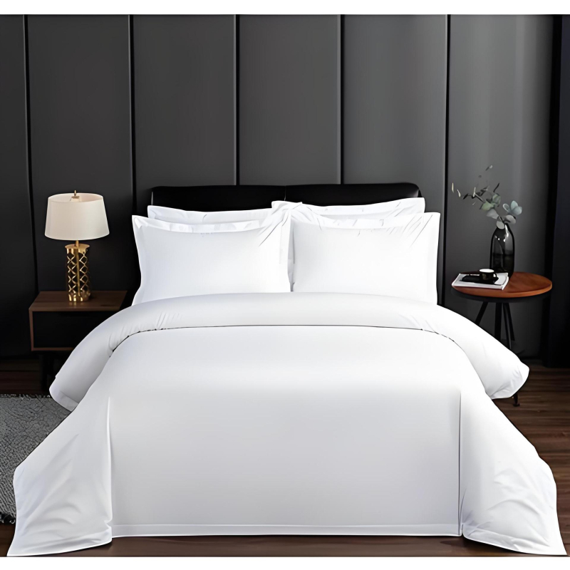 Hotel set posteljine od poliestera, četverodjelni, twill tkanina, reaktivno bojanje, pranje i otporan na gužvanje