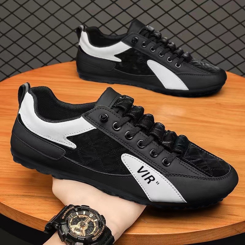 Muške sportske tenisice, prozračne udobne casual – mrežasti gornji dio, lagane, moderne, ravna potplata, s vezicama sprijeda