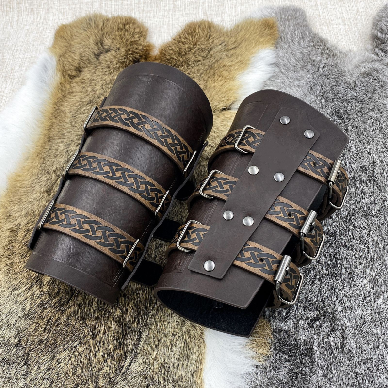Europski srednjovjekovni retro tri remena za zapešće – rekvizit za cosplay Viking ratnik