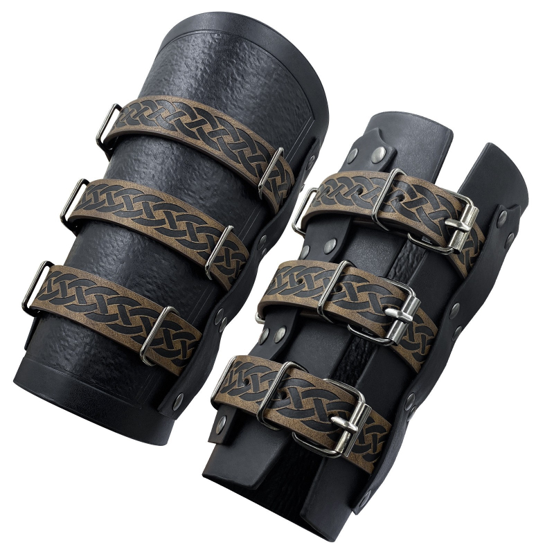 Europski srednjovjekovni retro tri remena za zapešće – rekvizit za cosplay Viking ratnik