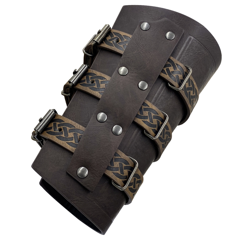 Europski srednjovjekovni retro tri remena za zapešće – rekvizit za cosplay Viking ratnik