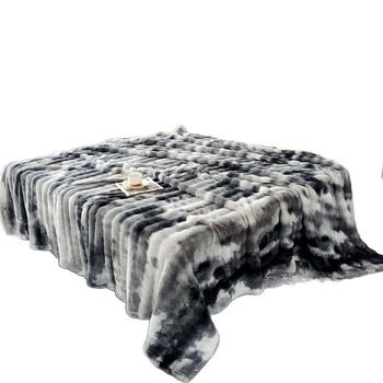 Κουβέρτα ριχτή tie-dye με φούσκες, συνθετική γούνα κουνελιού, παχύ ζεστό βελούδο, για καναπέ και οικιακή χρήση