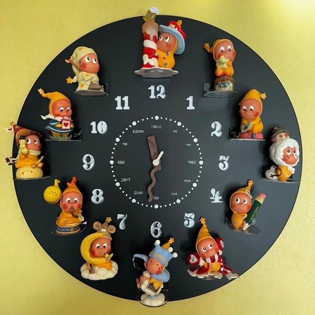 Moderne DIY zidni sat s magnetskim željeznim brojčanikom – kreativni umjetnički sat za dnevnu sobu