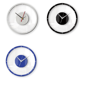 Ceas de perete din acril, design minimalist monocrom, mișcare silențioasă, decor pentru living, stil nordic