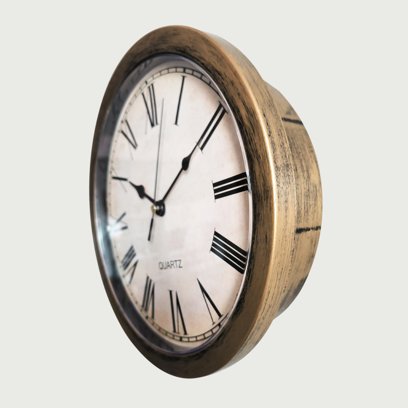 Ceas de perete cu spațiu de depozitare pentru bijuterii – decor minimalist pentru living, stil modern lejer