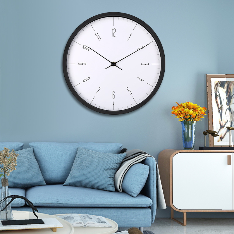 Ceas de perete inteligent, cu control vocal, iluminat LED, mișcare quartz, funcționare silențioasă, montare pe perete
