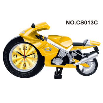 Ceas deșteptător în formă de motocicletă pentru copii, ceas de noptieră modern pentru dormitor, decor