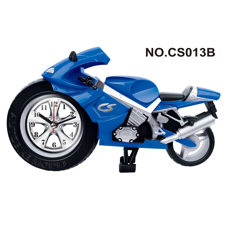 Ceas deșteptător în formă de motocicletă pentru copii, ceas de noptieră modern pentru dormitor, decor