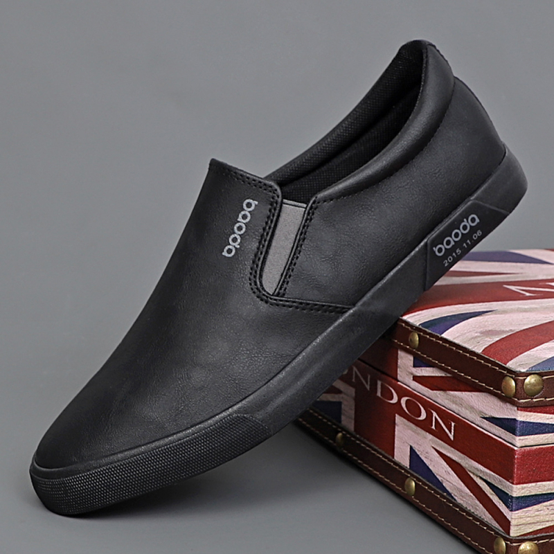 2025 ősz férfi slip-on bőr cipő – klasszikus, sokoldalú és divatos, puha és kényelmes